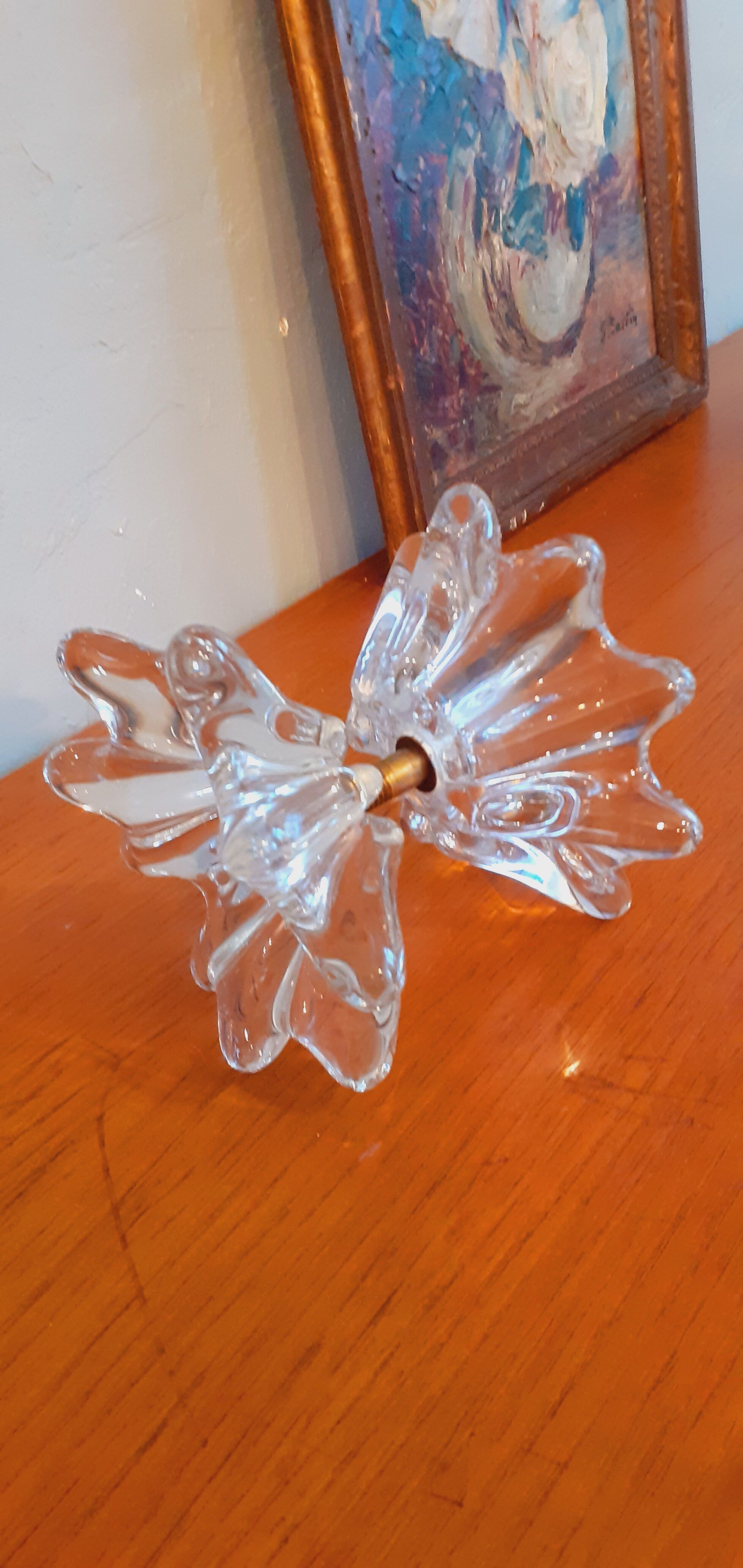 50 year year freeform molded glass door handle