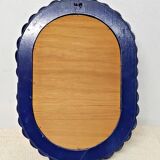Oval Woven Rattan Mirror 60s/70s Vintage 49X35