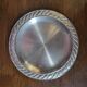 Silver Plated Small Tray Decorated with Wheat Ears