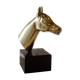 Bronze horse head