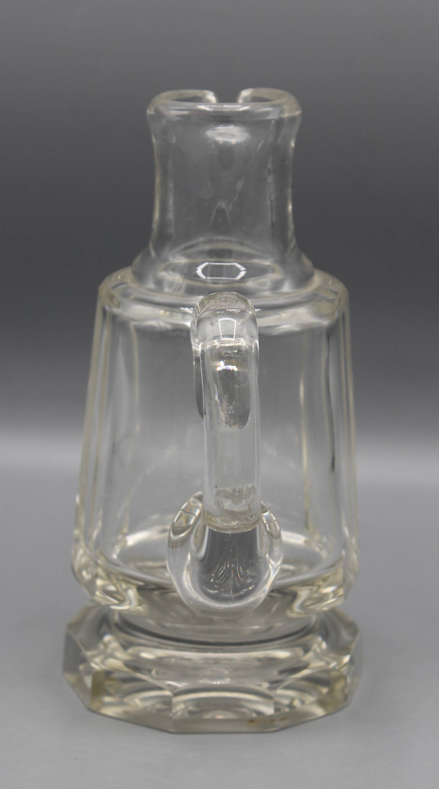 Old le creusot crystal carafe pitcher 19th century