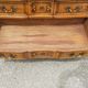 Louis XV style crossbow chest of drawers 3 drawers in walnut