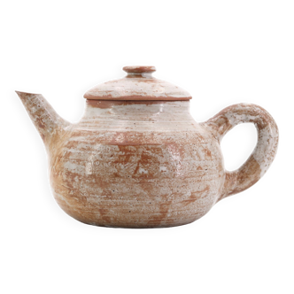 Puisaye stoneware teapot by Pierre Lion, 60s