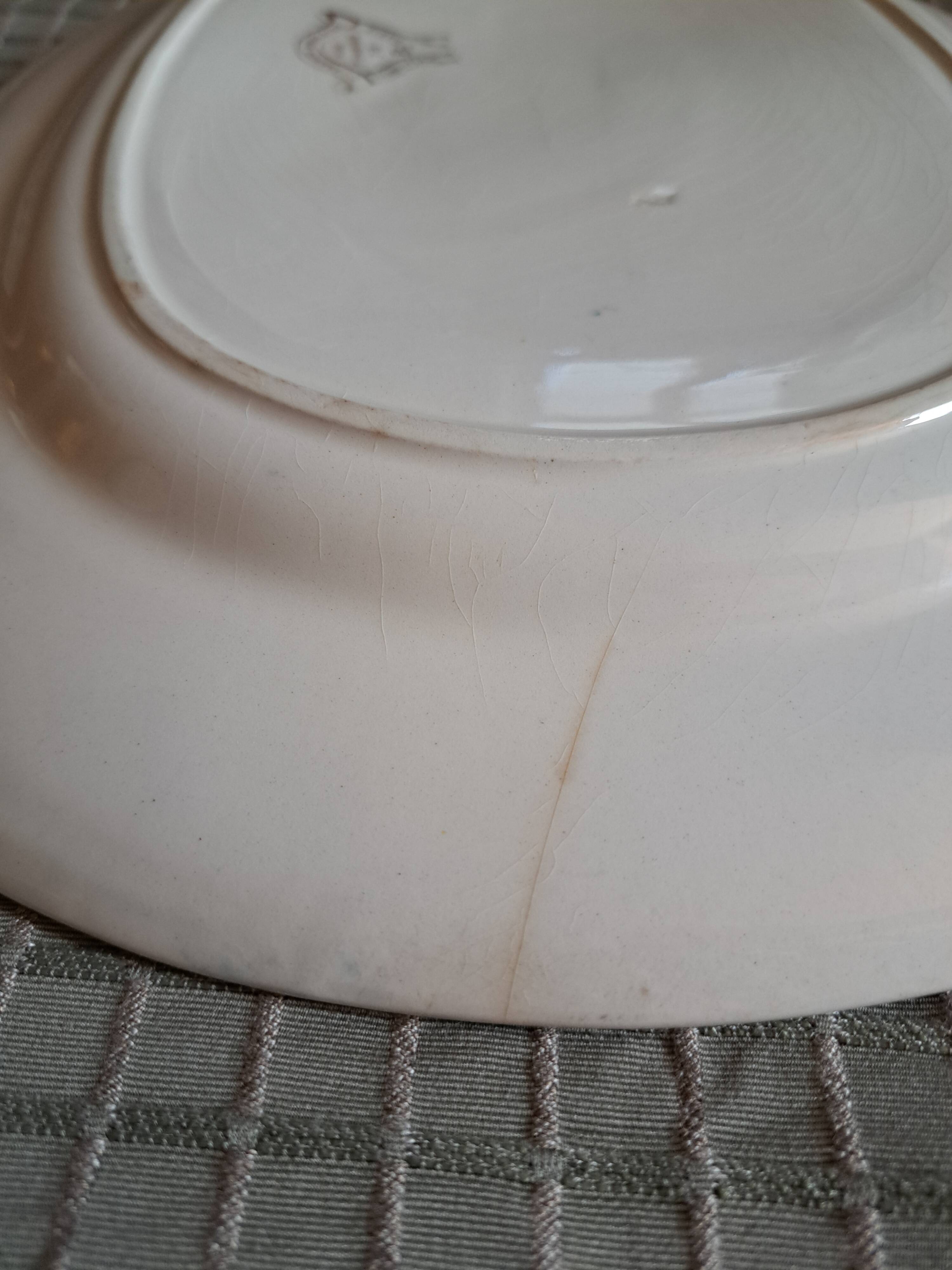 Rectangular iron earth dish French English Company