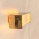 Vintage brass and Perspex wall light, France 1960.
