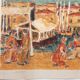 Port of Marseille, original lithograph signed by Arlandis Antoine, 1977