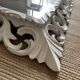 Antique Henri II style mirror, in openwork carved wood