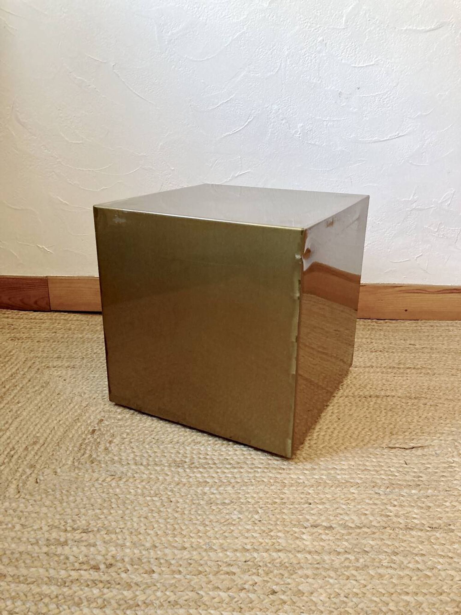 Electro-galvanised metal seat. Pharrell Williams/Vuitton parade, 2024.