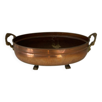 Antique copper planter