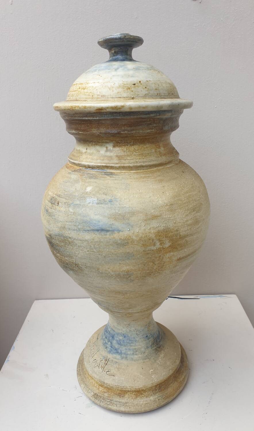 Large ceramic vase Françoise Chedeville 1960 1970