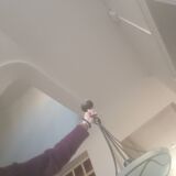 Frosted glass pendant light Maison Delmas