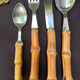 Bamboo tableware set