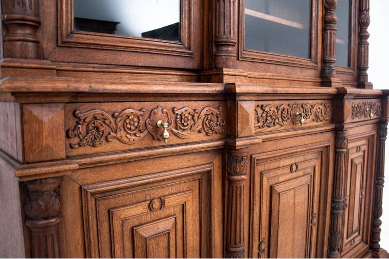 Library, France, around 1890.