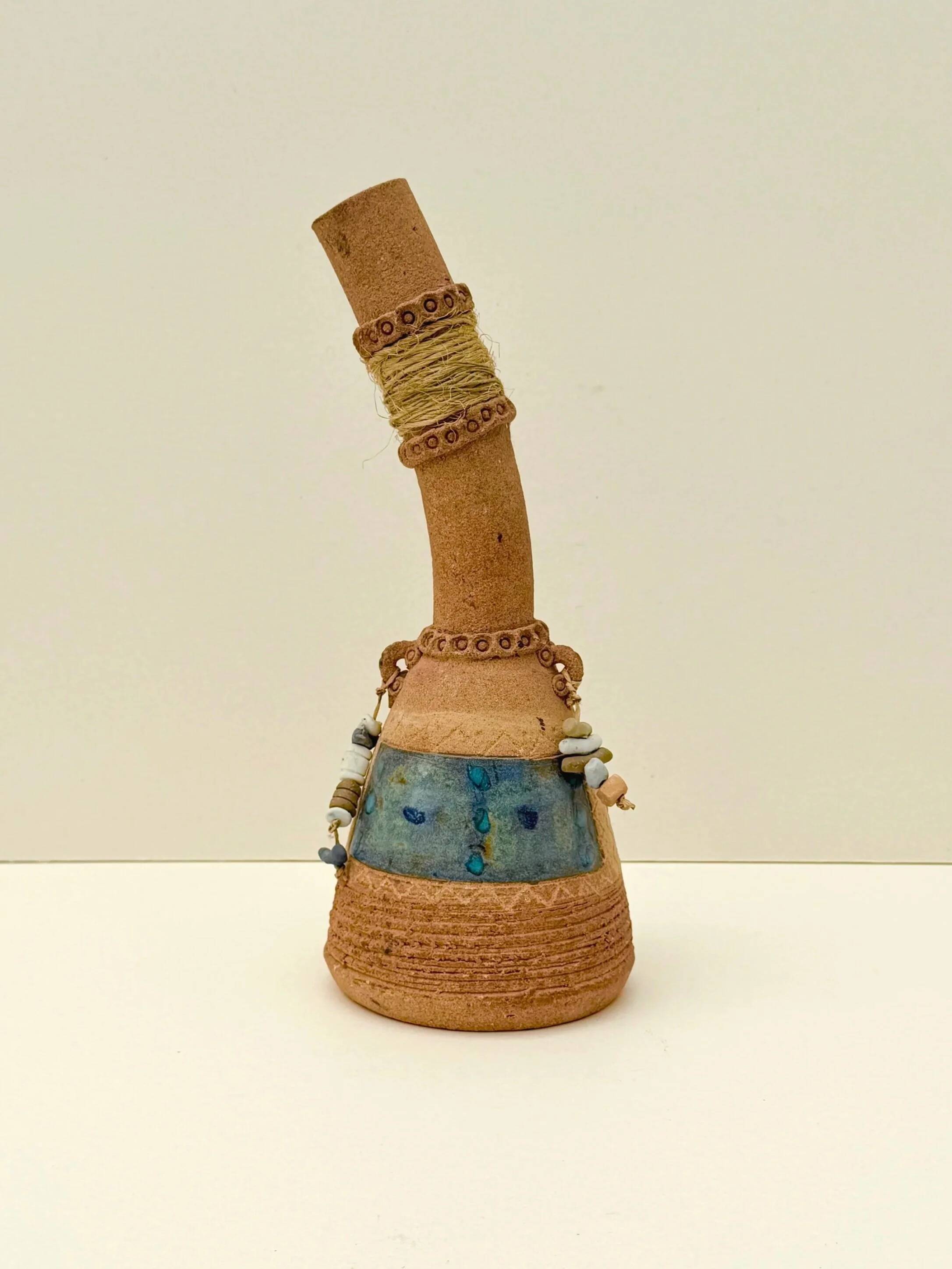 Signed ceramic vase