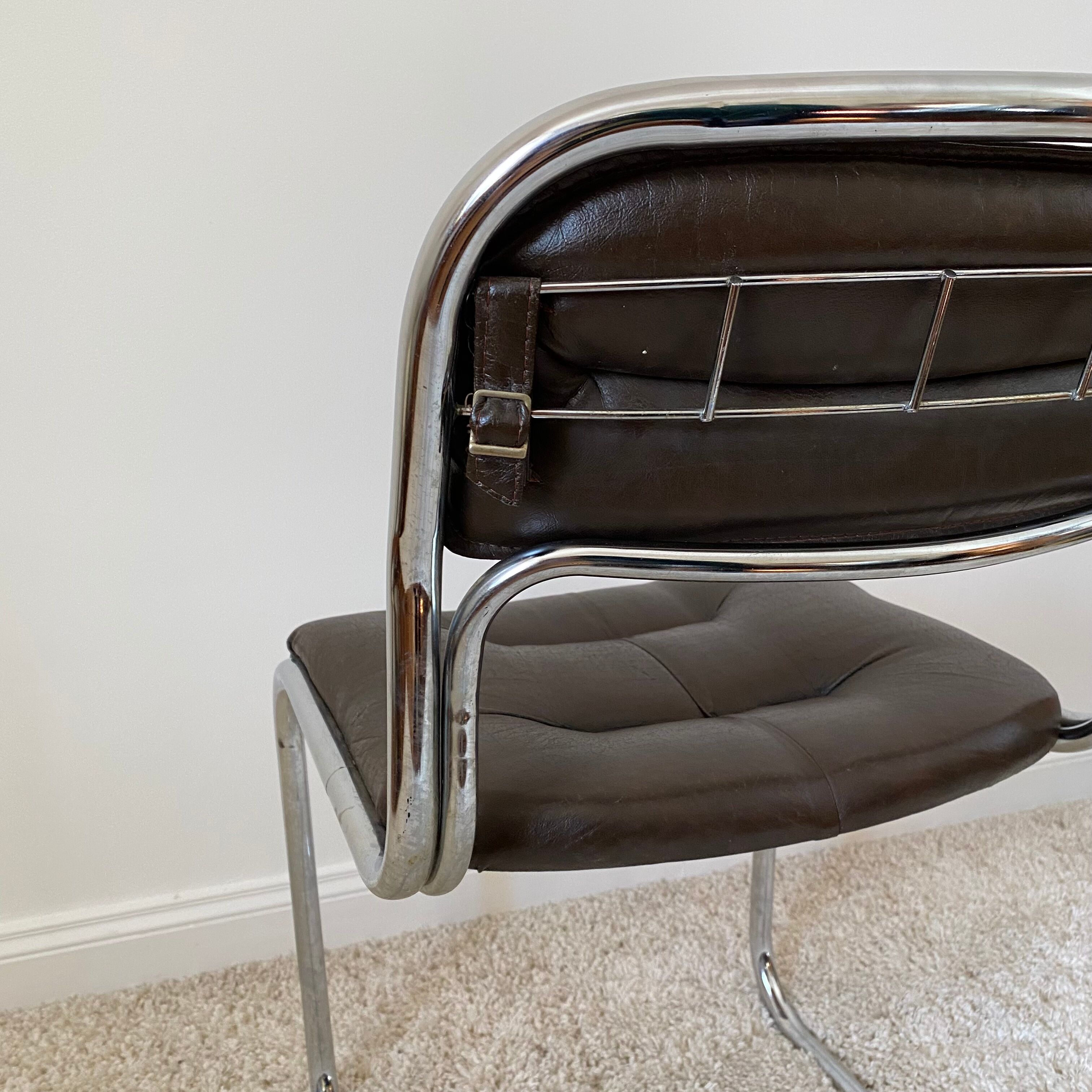 Vintage leather design chair