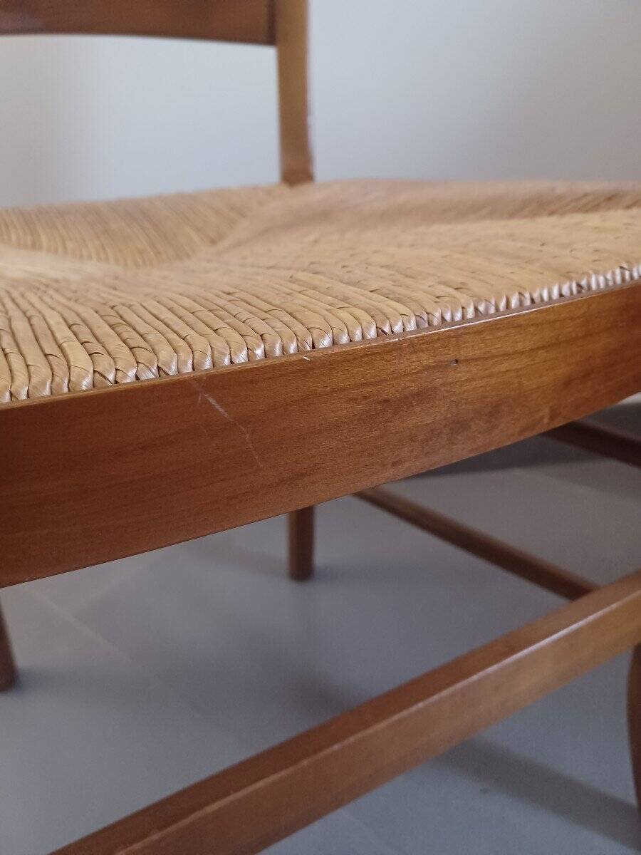 Pair of Armchairs in Cherry Wood
