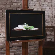 Still life with apples and white bowl – Marjolein van den Berg, c. 2011