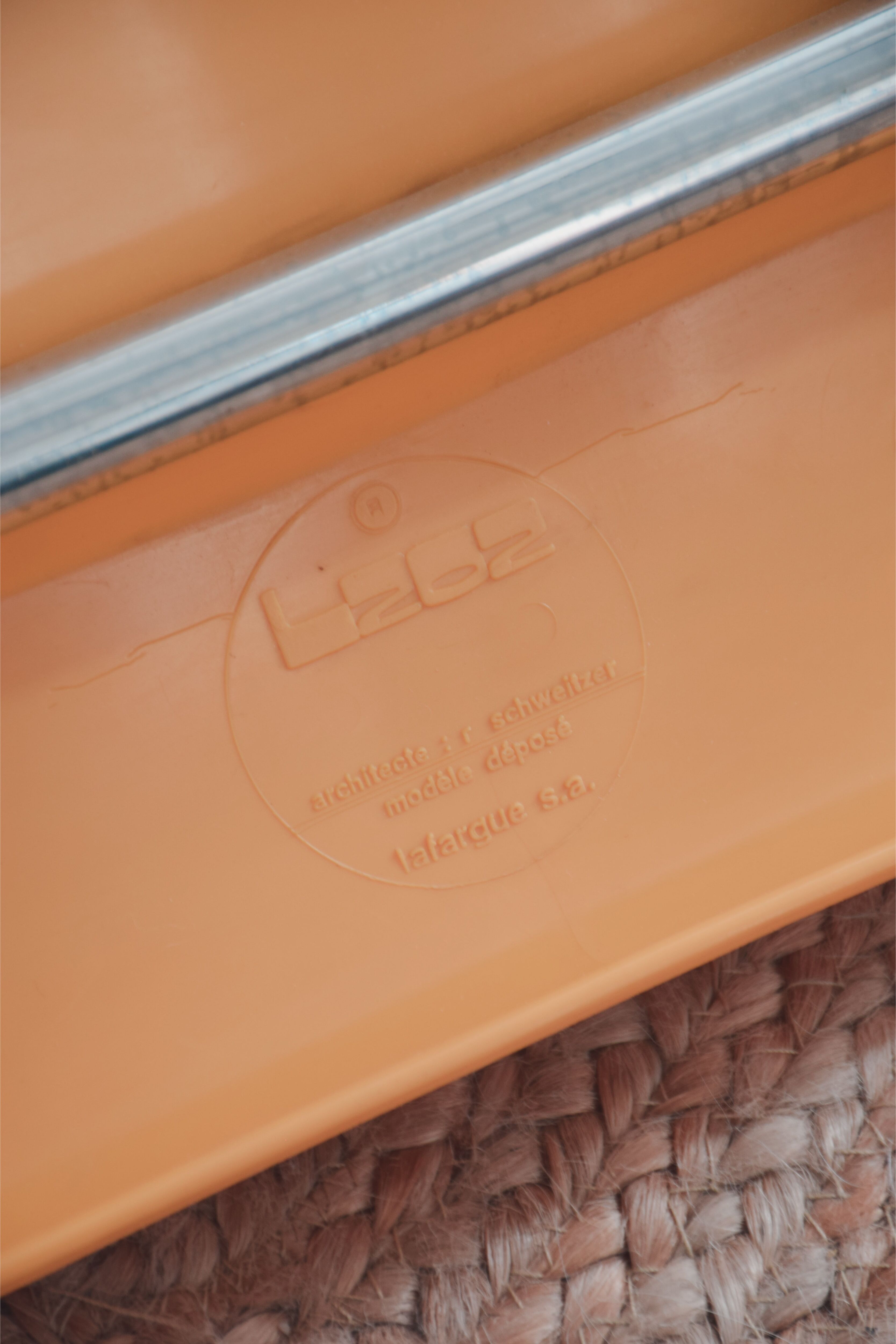 Chaise L202 par Roland Schweitzer pour Lafargue