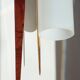 Modernist adjustable wall lights in teak and brass – 1950
