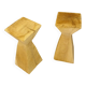 Set of 2 wooden plant stands.
