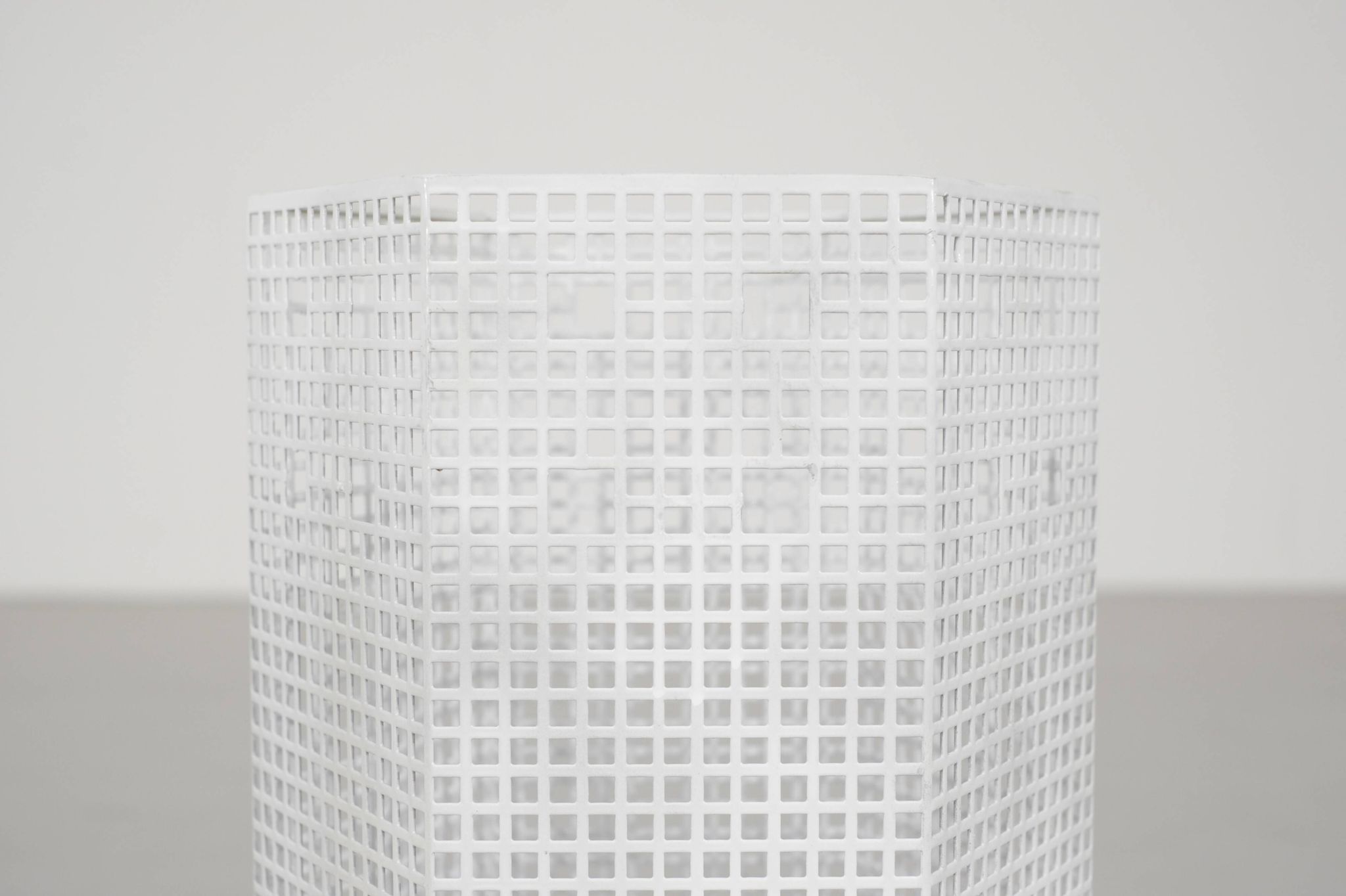 Umbrella stand by Josef Hoffmann for Bieffeplast, Germany, 1905.