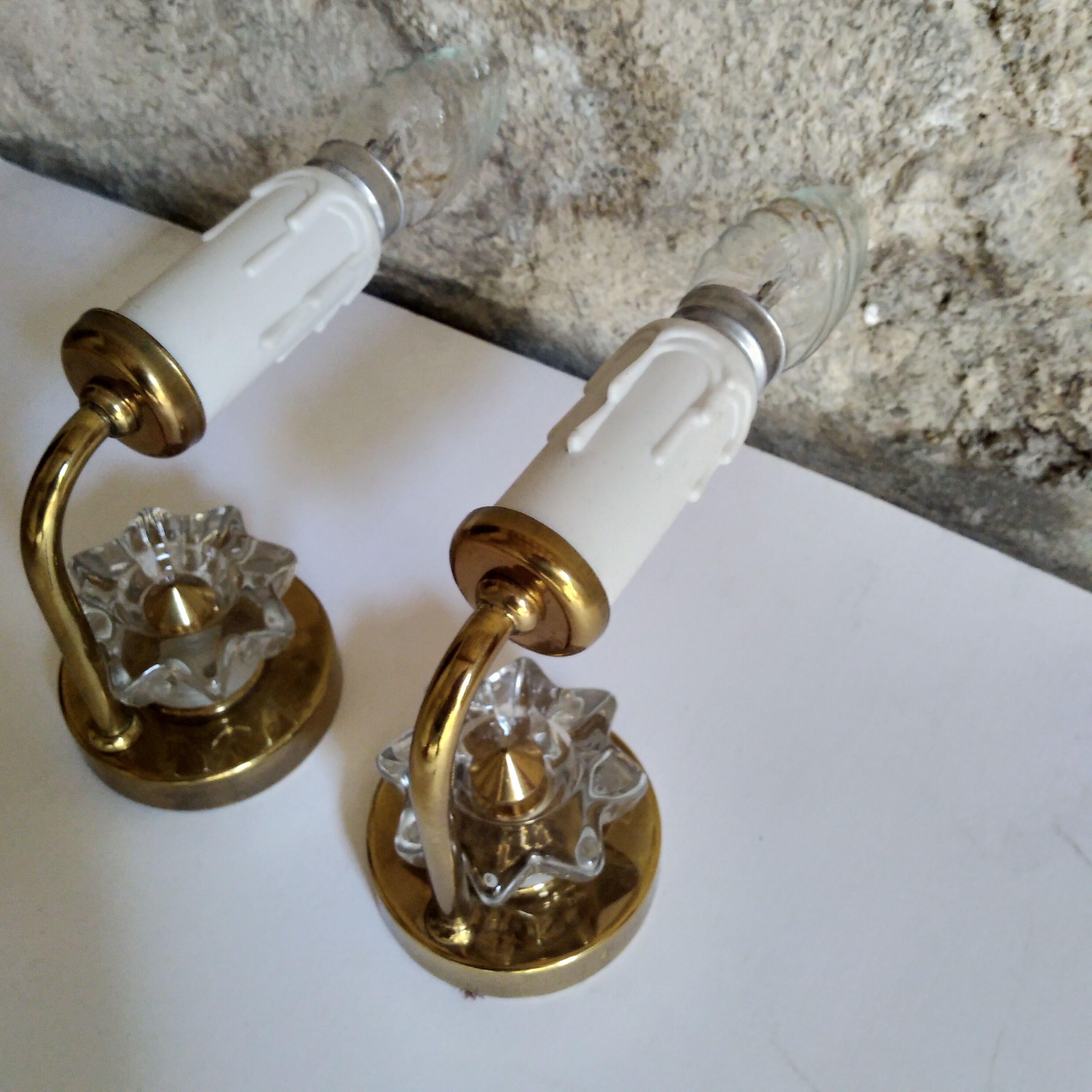 Pair of wall lamps 1960