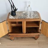 Oak bar furniture art deco style