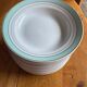 set of 20 KG Luneville soup plates, Epinay model