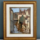 Gouache signed Pierre Eugène Montézin (20th century)