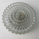 Pair of old vintage round wall lamps