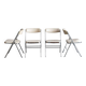 Set of 4 'Plia' dining chairs by Giancarlo Piretti