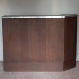 Vintage wooden bar counter