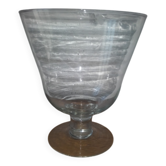 Large antique glass bowl