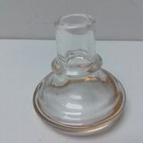 Carafe glass gilded and engraved