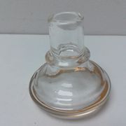 Carafe glass gilded and engraved