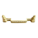 Fireplace fender in gilded bronze