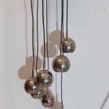 Lampe cascade chromée années 60