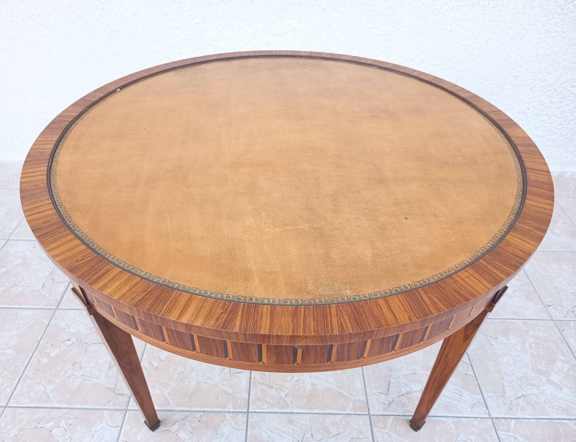 Louis XVI style game table in precious wood