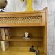 Vintage wood/wicker secretary
