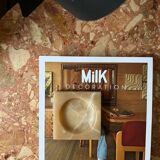 Square ashtray / vintage alabaster pocket