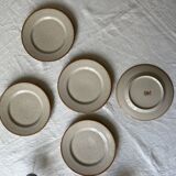 5 vintage plates Tilowice Poland