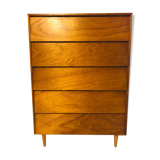 Vintage 5-drawer dresser by BC Furniture 60s