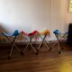 Set of 4 LALLEMAND stools