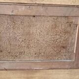 Antique painting on canvas depicting a bucolic landscape