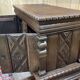 Late 17th century Renaissance oak chest transformed into a sideboard