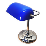 Blue banker's lamp