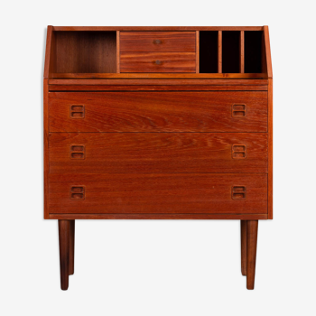 Danish vintage teak secretaire, 1960s