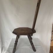 Tripod wooden chair