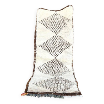 Petit Tapis Beni Ouarain vintage