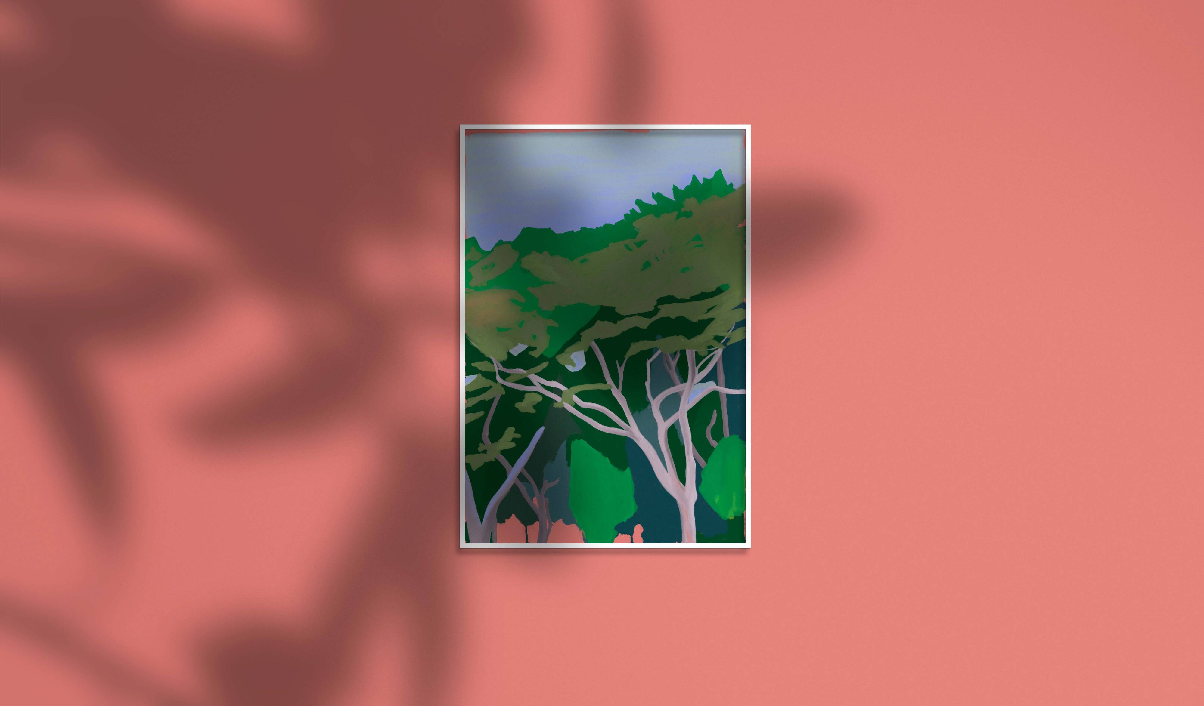 Bois Rouge - Limited edition art print (A3)